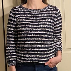 LOFT - striped knit sweater